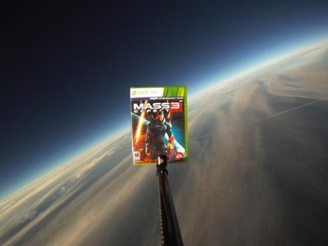EA send Mass Effect 3 into space using weather balloon