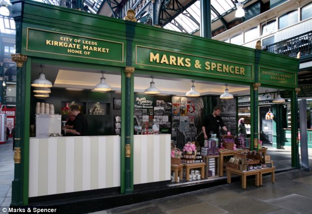 marks and spencer stall
