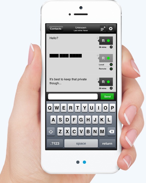 redact secure messenger app
