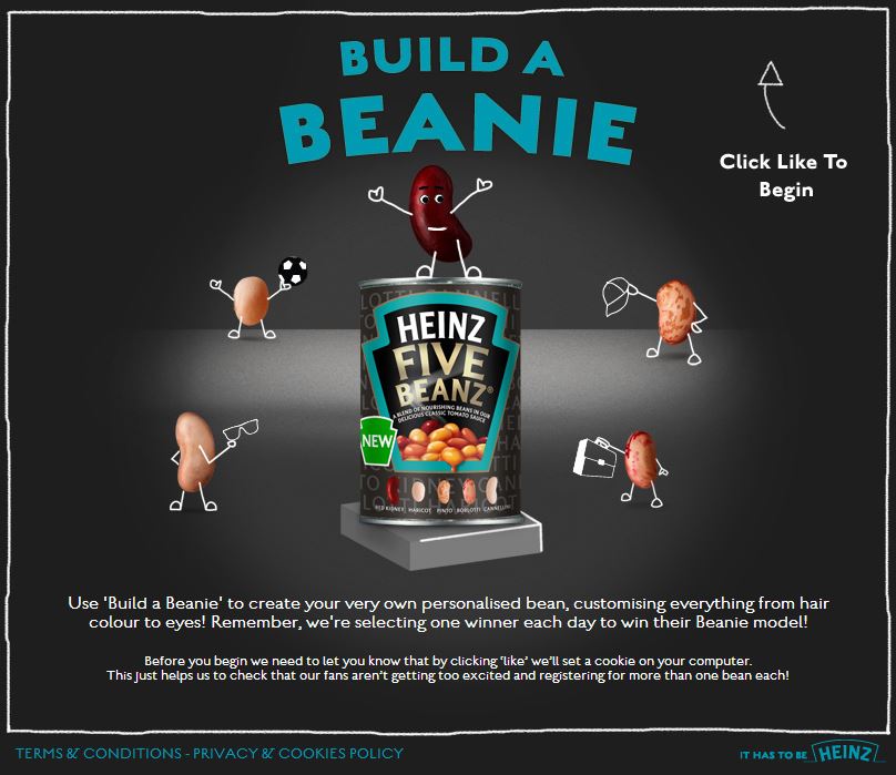 Heinz Five Beanz - Build a Beanie Facebook App