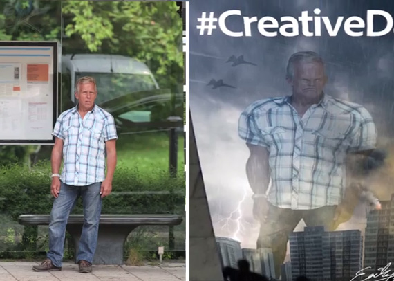 Adobe PR Stunt for #CreativeDays