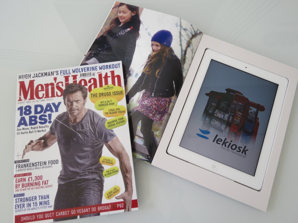 Men's Health magazine tablet hide