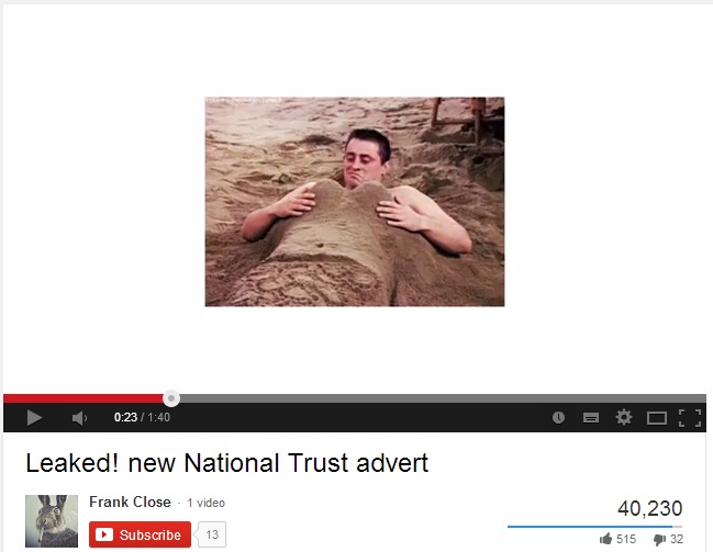 national trust spoof ad