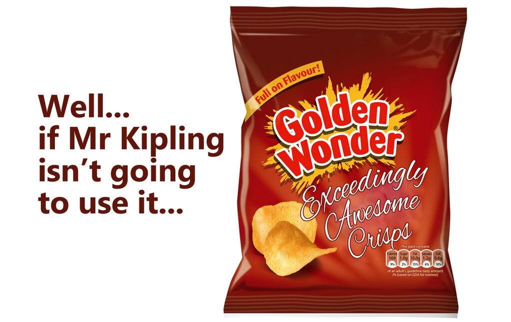 golden wonder exceedingly awesome
