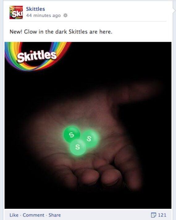 skittles glow in the dark