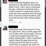 Taco Bell Facebook fans comments