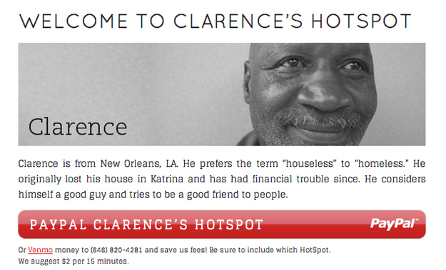 Homeless Hotspot BBH Clarence SXSW