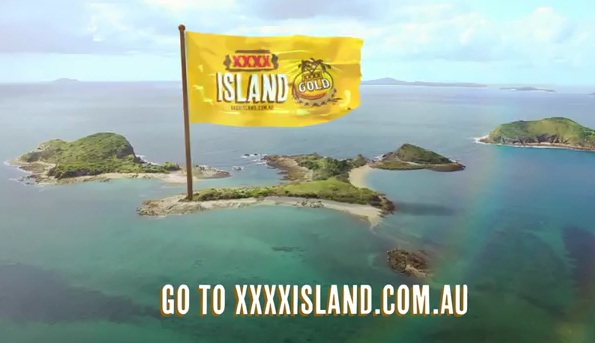 Castlemaine XXXX island PR stunt